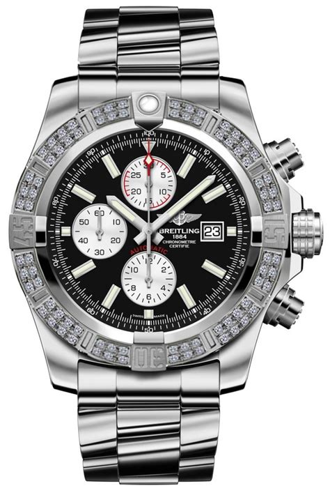 breitling super avenger ii steel factory diamond